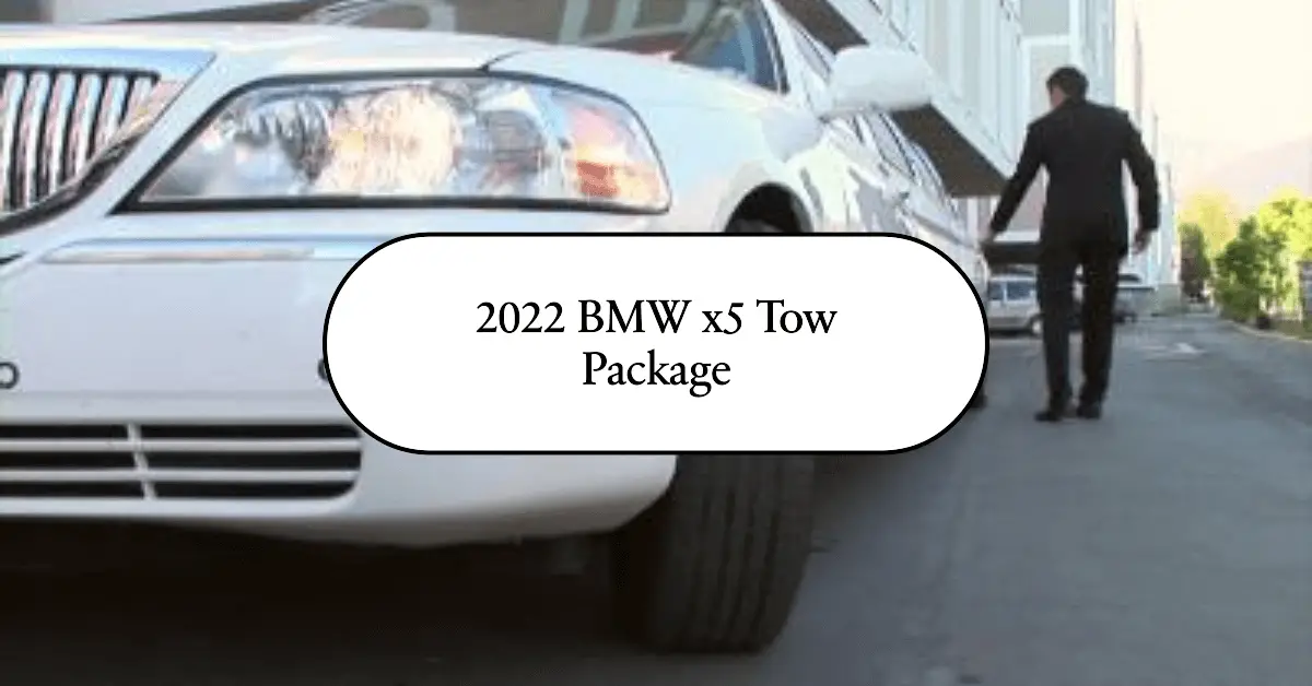 2022 bmw x5 tow package