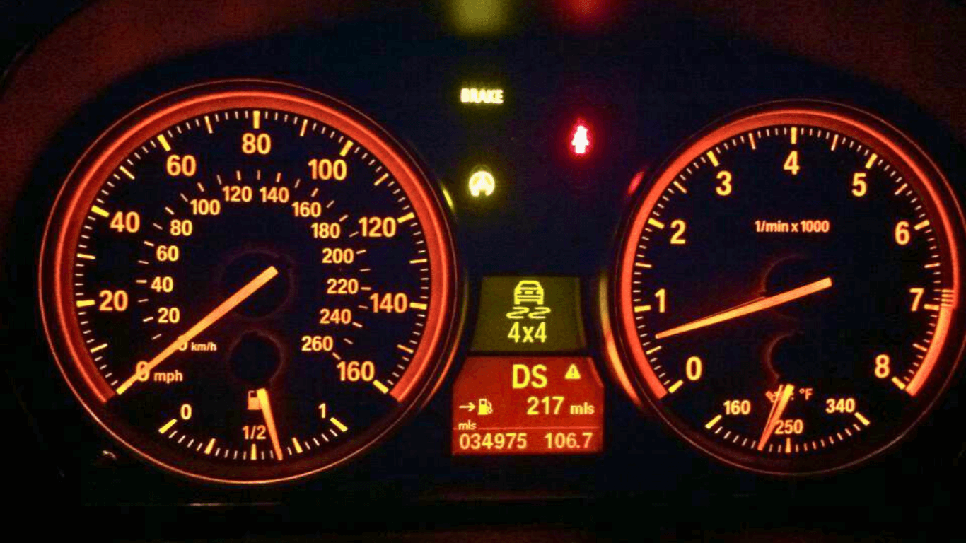 BMW 4x4 Warning Light