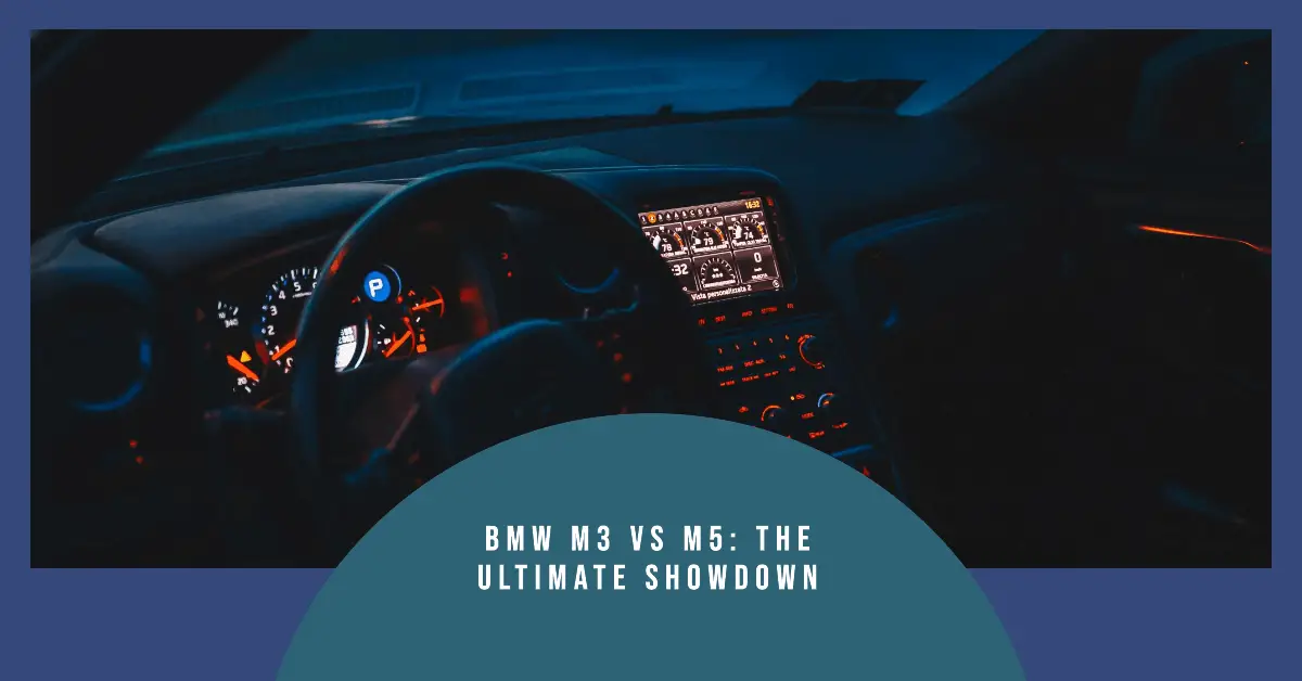 BMW m3 vs m5