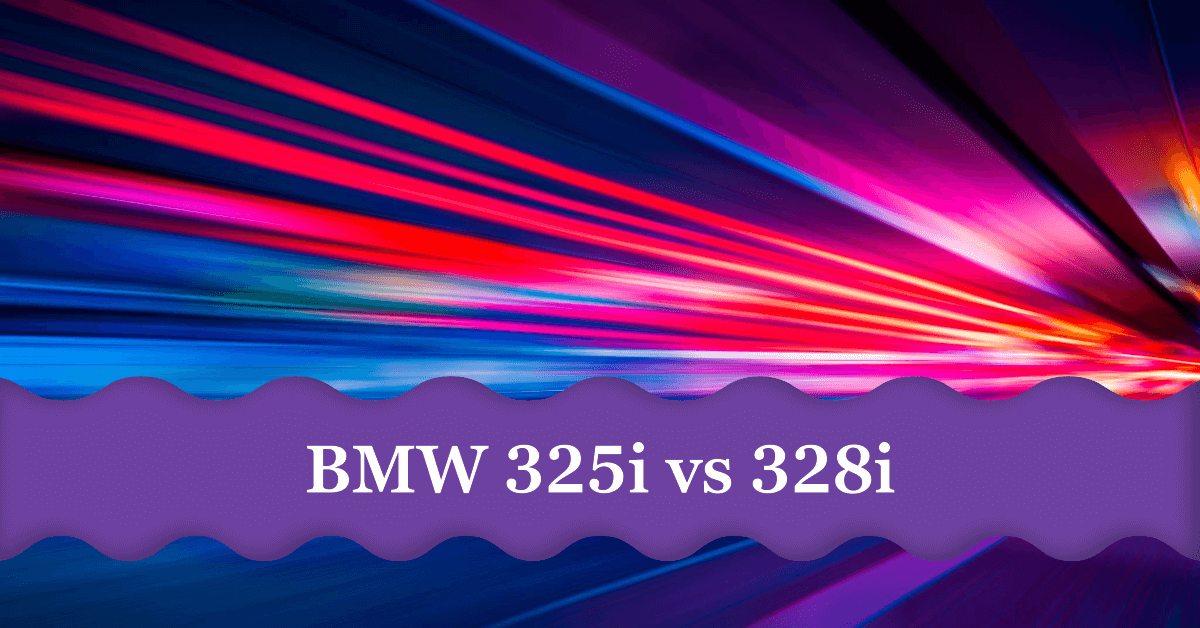 bmw 325i vs 328i