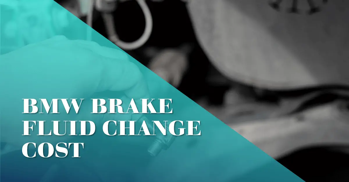 bmw brake fluid change cost