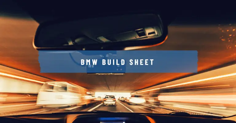 Uncover Your BMW’s History with the Original BMW Build Sheet