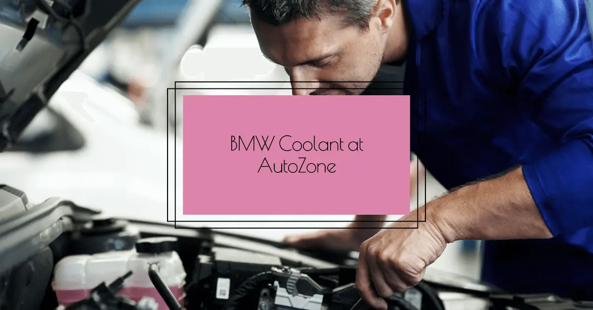 bmw coolant autozone