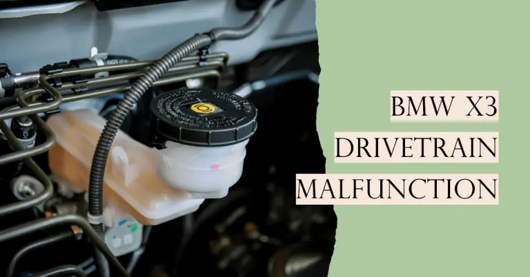 BMW X3 Drivetrain Malfunction: Causes and Solutions