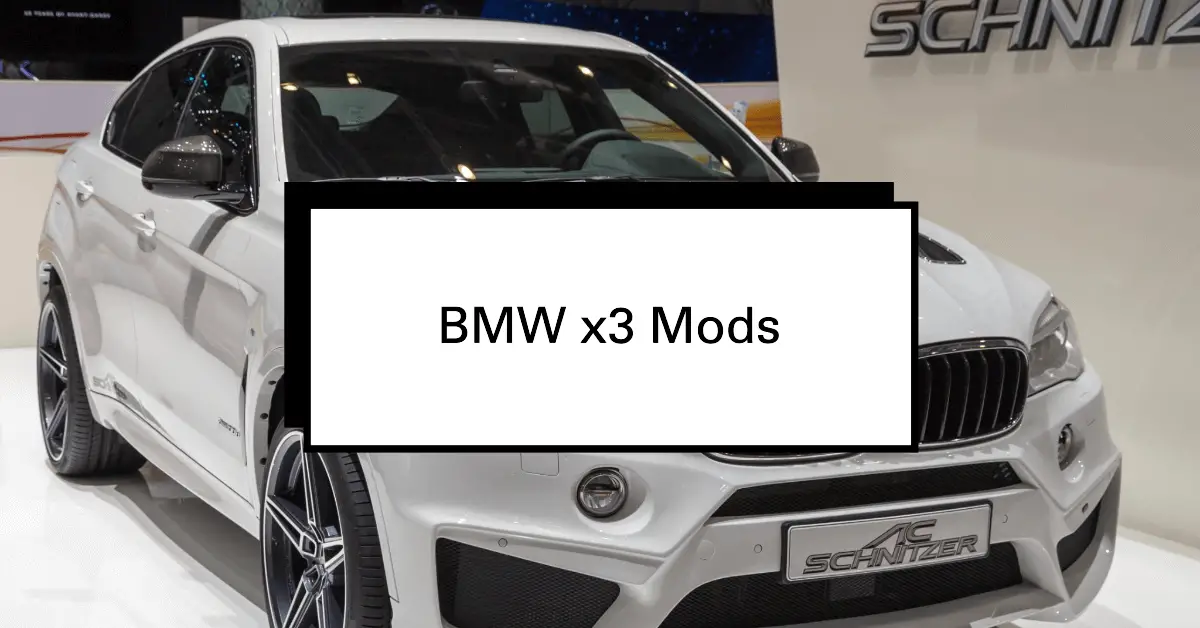 bmw x3 mods