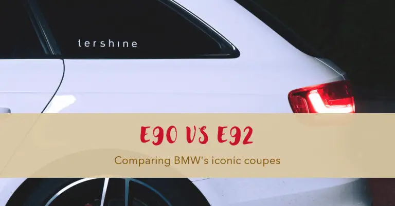 BMW E90 vs E92: How Does the Sedan Compare to the Coupe?