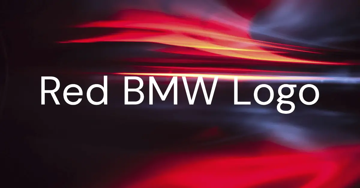 red bmw logo