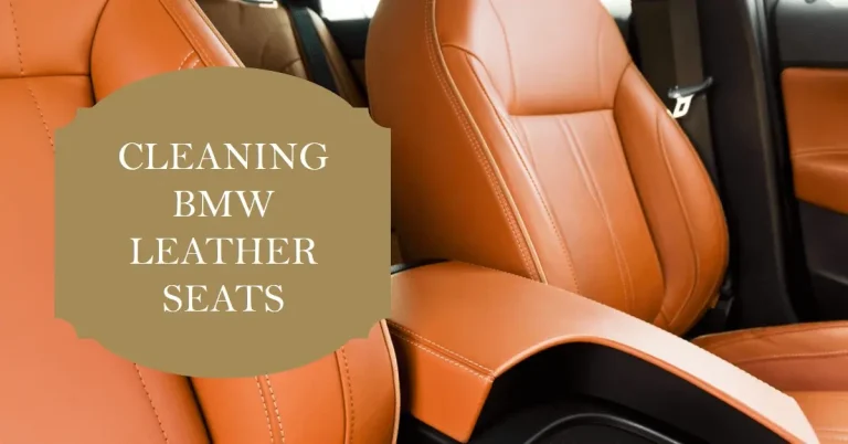 How To Clean Bmw Leather Seats?