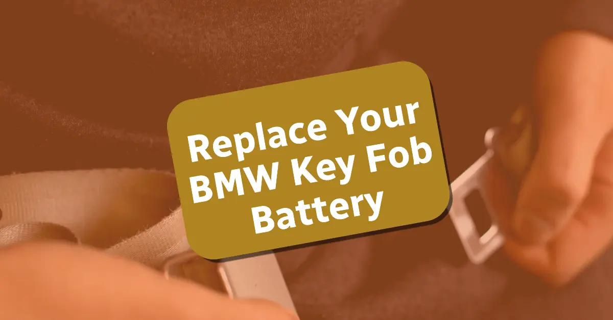 How to Change the Battery in Your BMW Key Fob