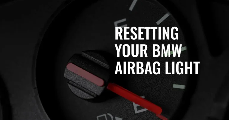How to Reset a BMW Airbag Light Without a Tool?