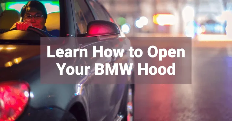 The Ultimate Guide to Opening Your BMW Hood.