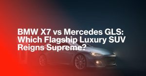 BMW X7 vs Mercedes GLS