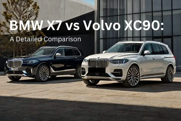 BMW X7 vs Volvo XC90