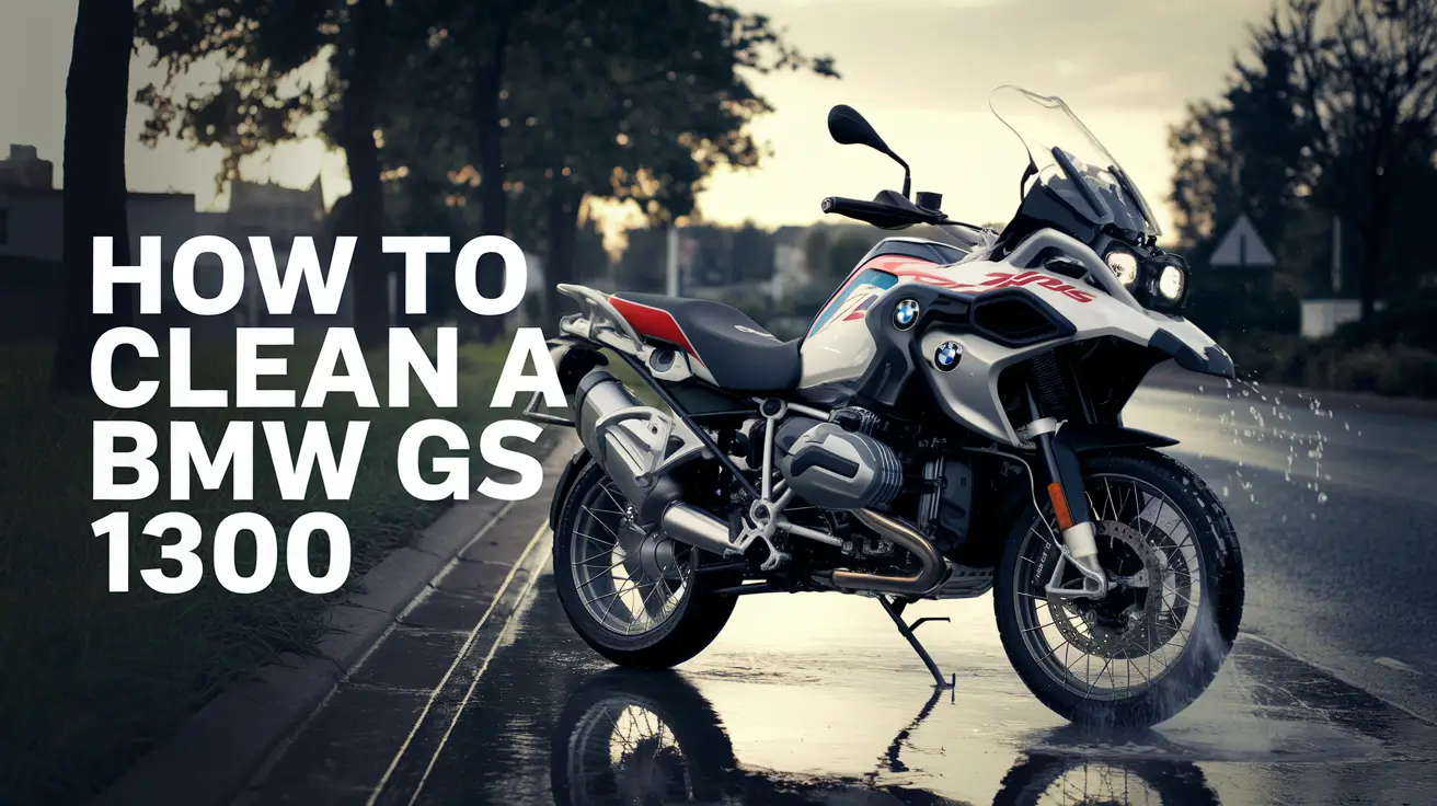 How To Clean A Bmw Gs 1300