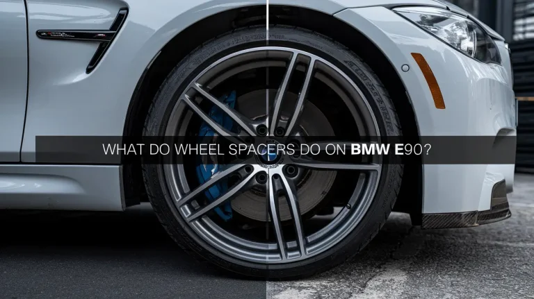 What Do Wheel Spacers So On Bmw E90