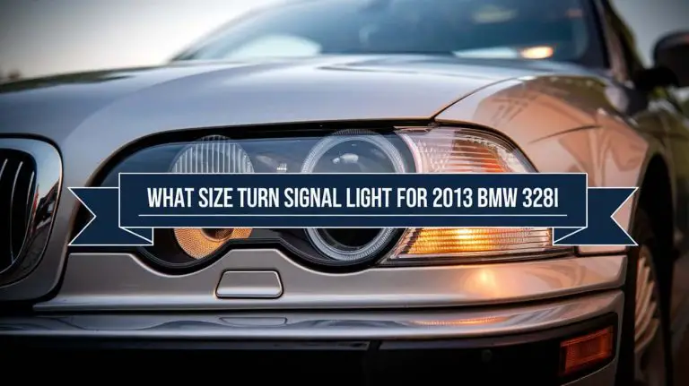 What Size Turn Signal Light For 2013 BMW 328i?