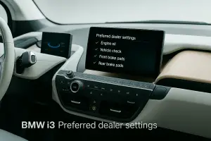 BMW i3 Preferred Dealer Settings