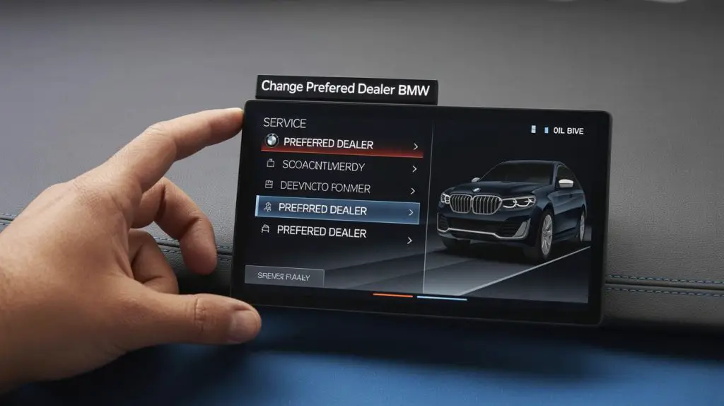How To Change Preferred Dealer Services BMW